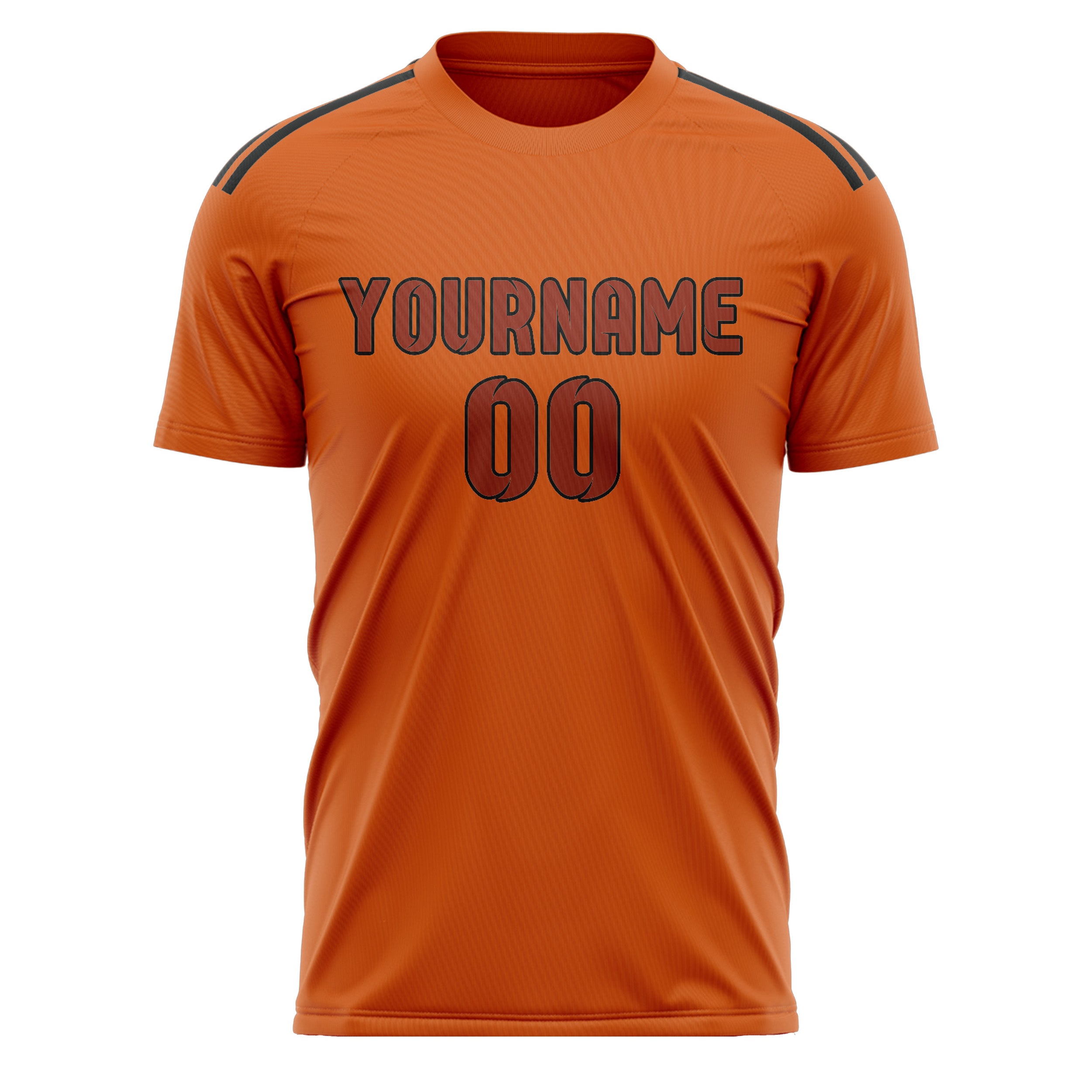 Benutzerdefiniertes Professionelles Orange Korallenrot Fußballtrikot