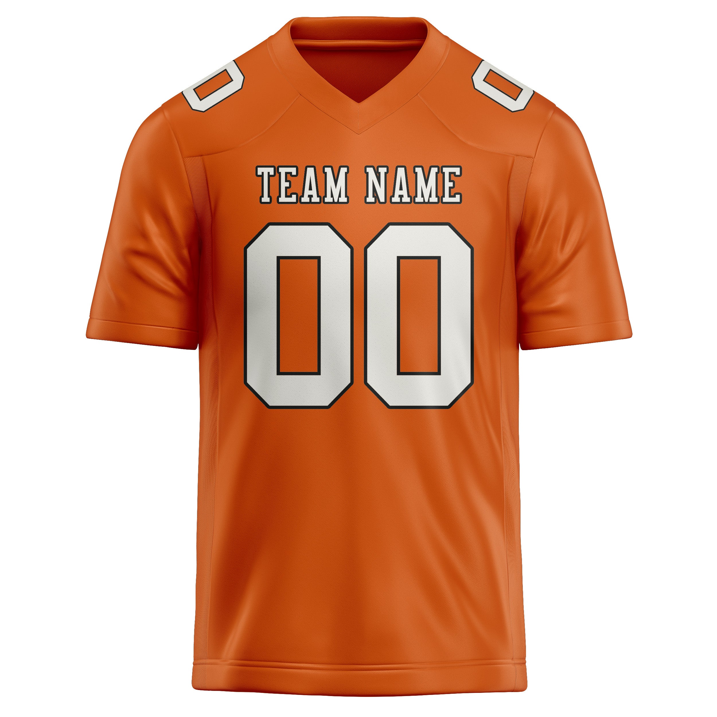 Maglia da rugby arancione bianca professionale personalizzata