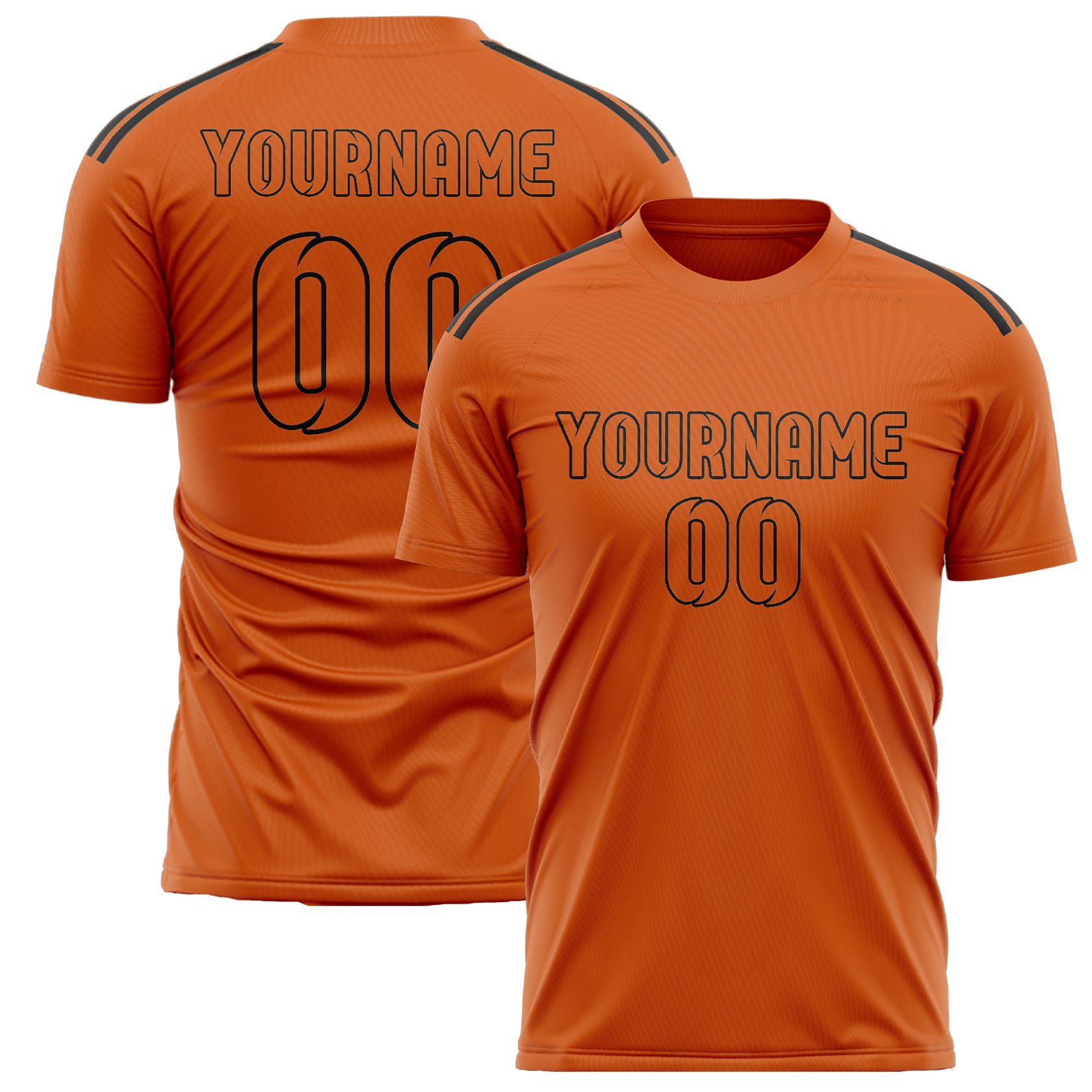 Benutzerdefiniertes Professionelles Orange Orange Fußballtrikot