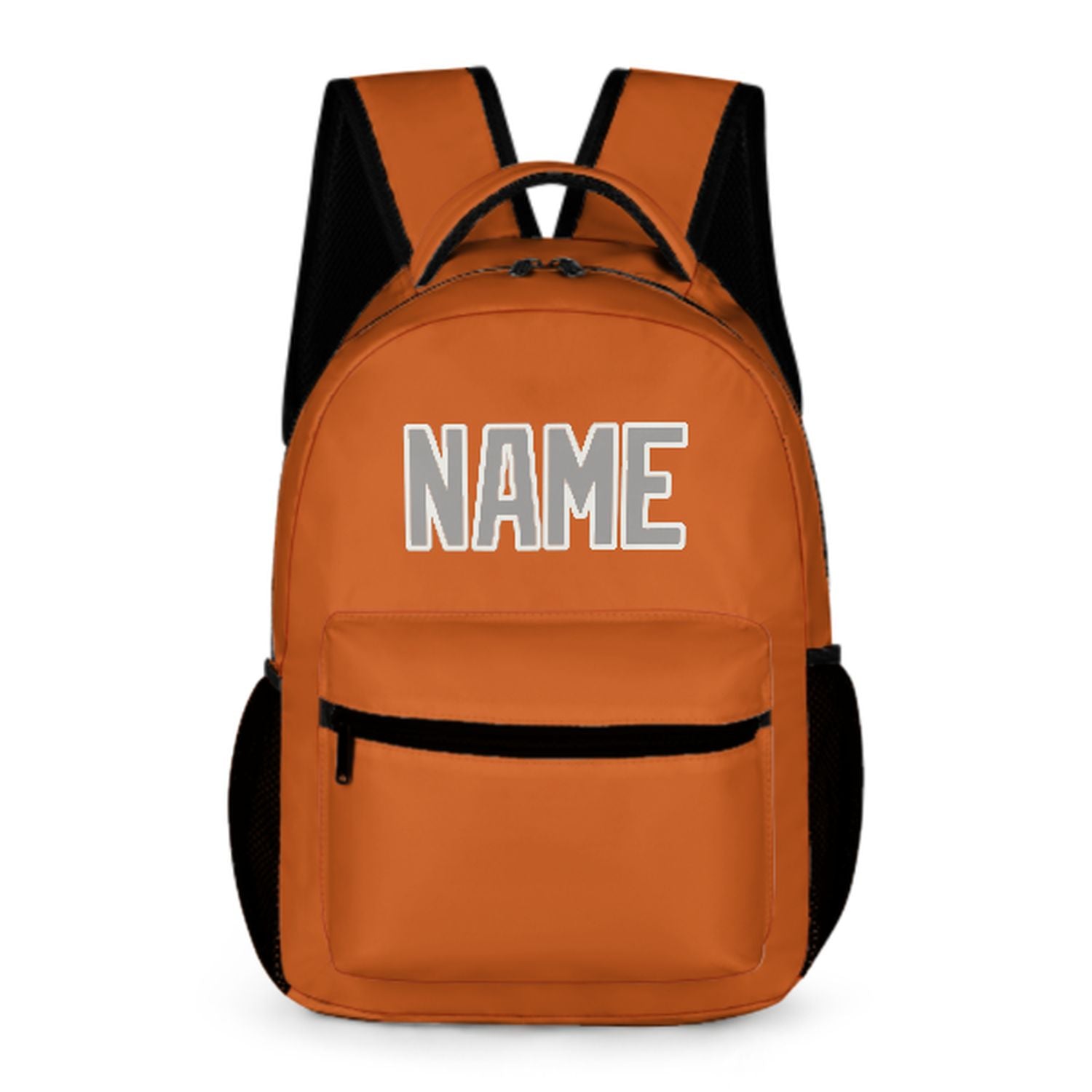 Maßgeschneidertes Orange Grau Kinderrucksack