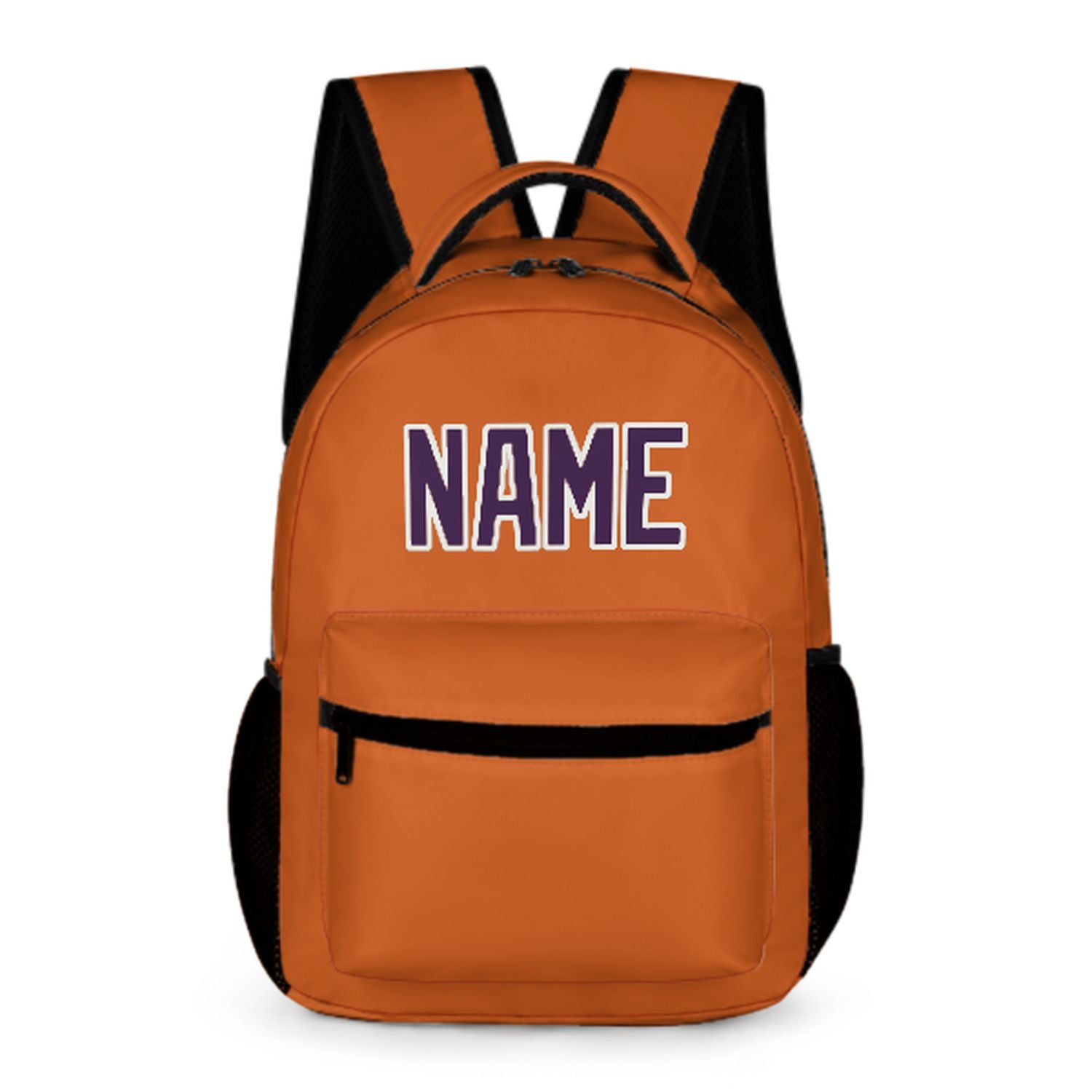 Maßgeschneidertes Orange Lila Kinderrucksack
