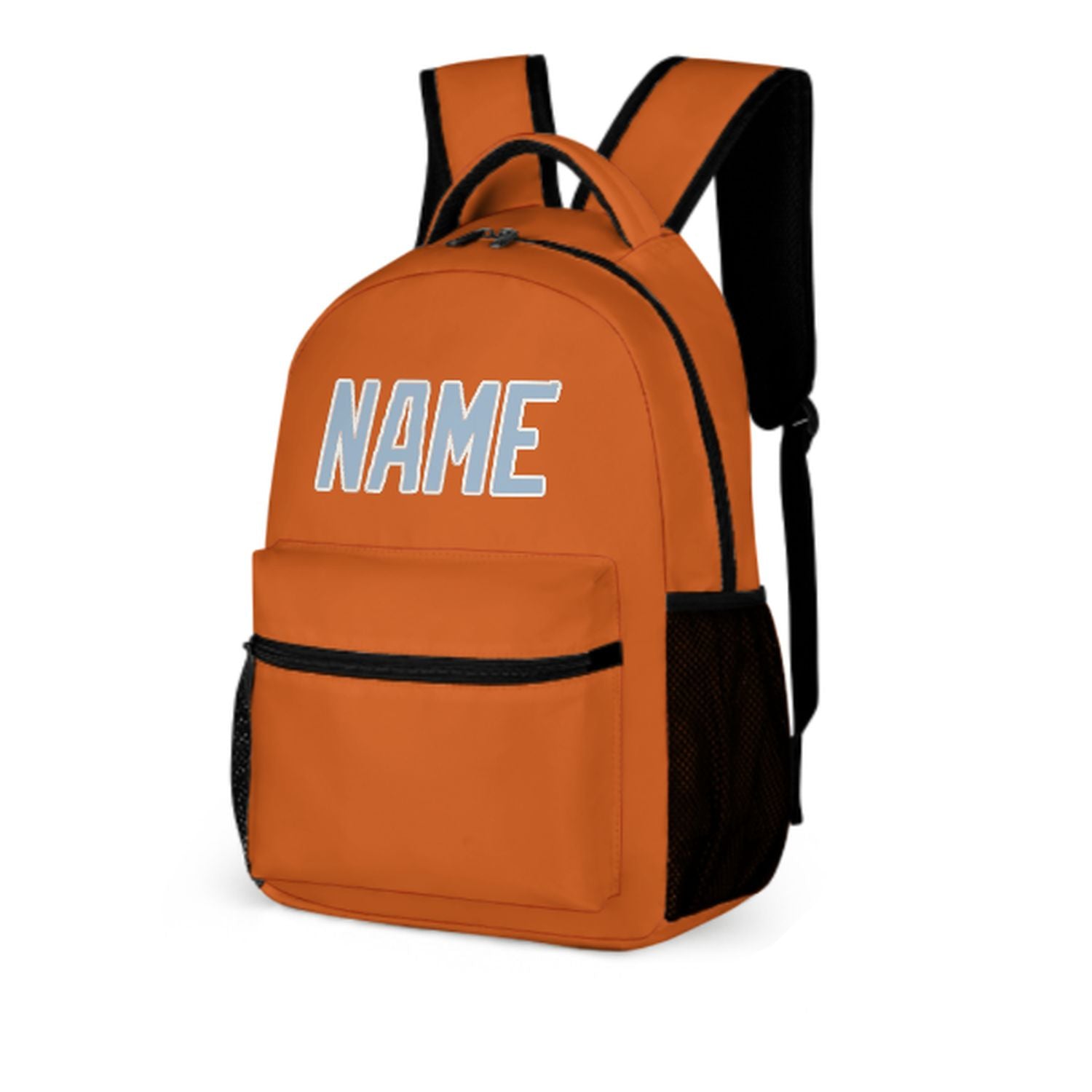 Maßgeschneidertes Orange Hellblau Kinderrucksack