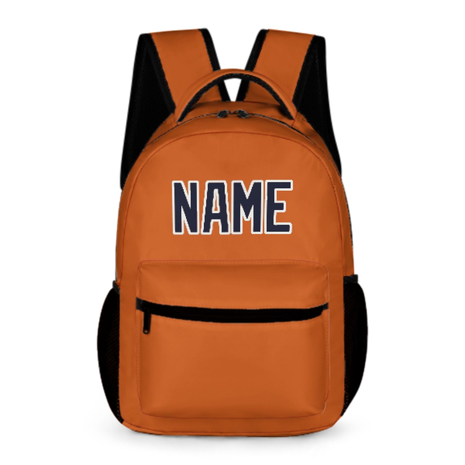 Maßgeschneidertes Orange Stahlblau Kinderrucksack