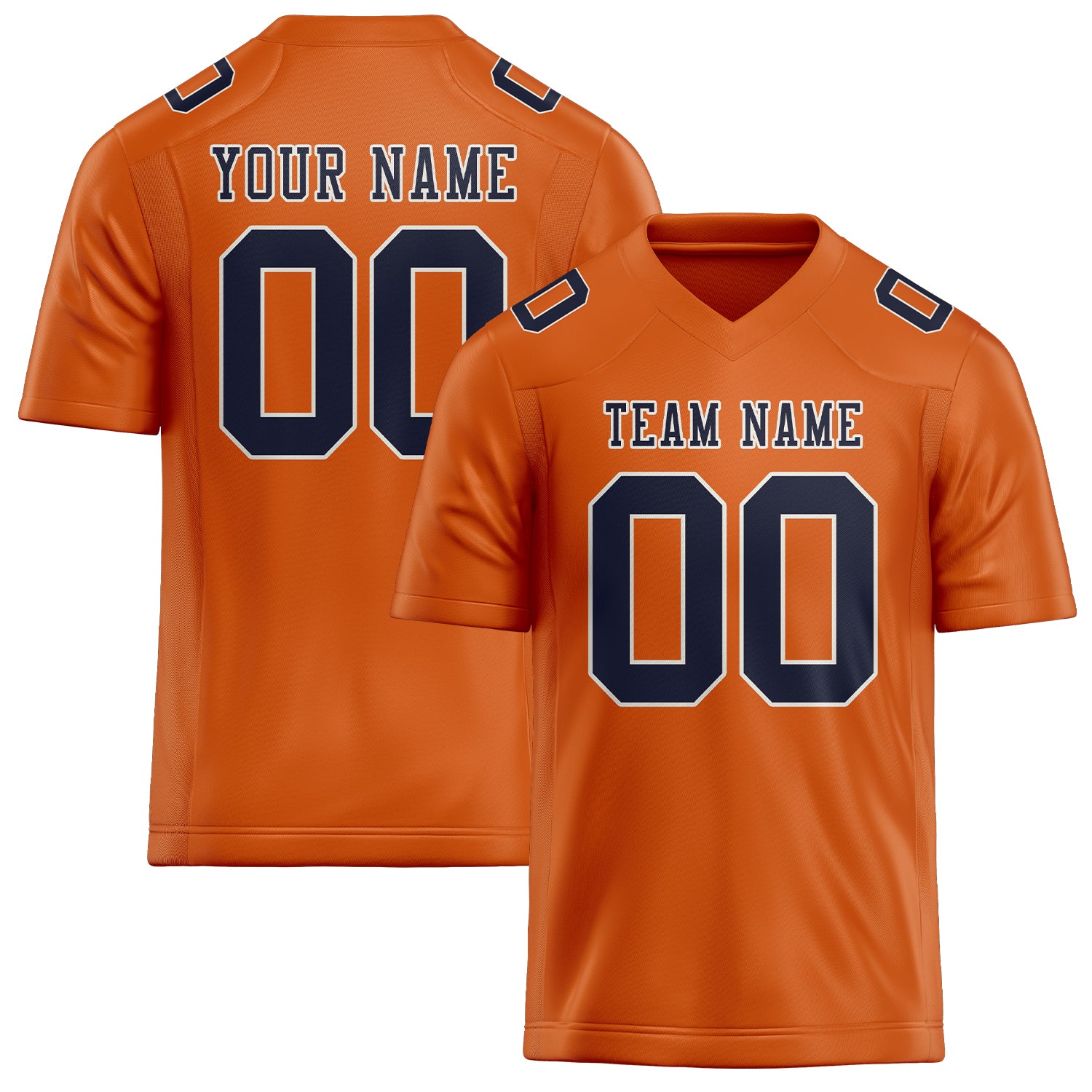 Maglia da rugby professionale personalizzata arancione acciaio blu
