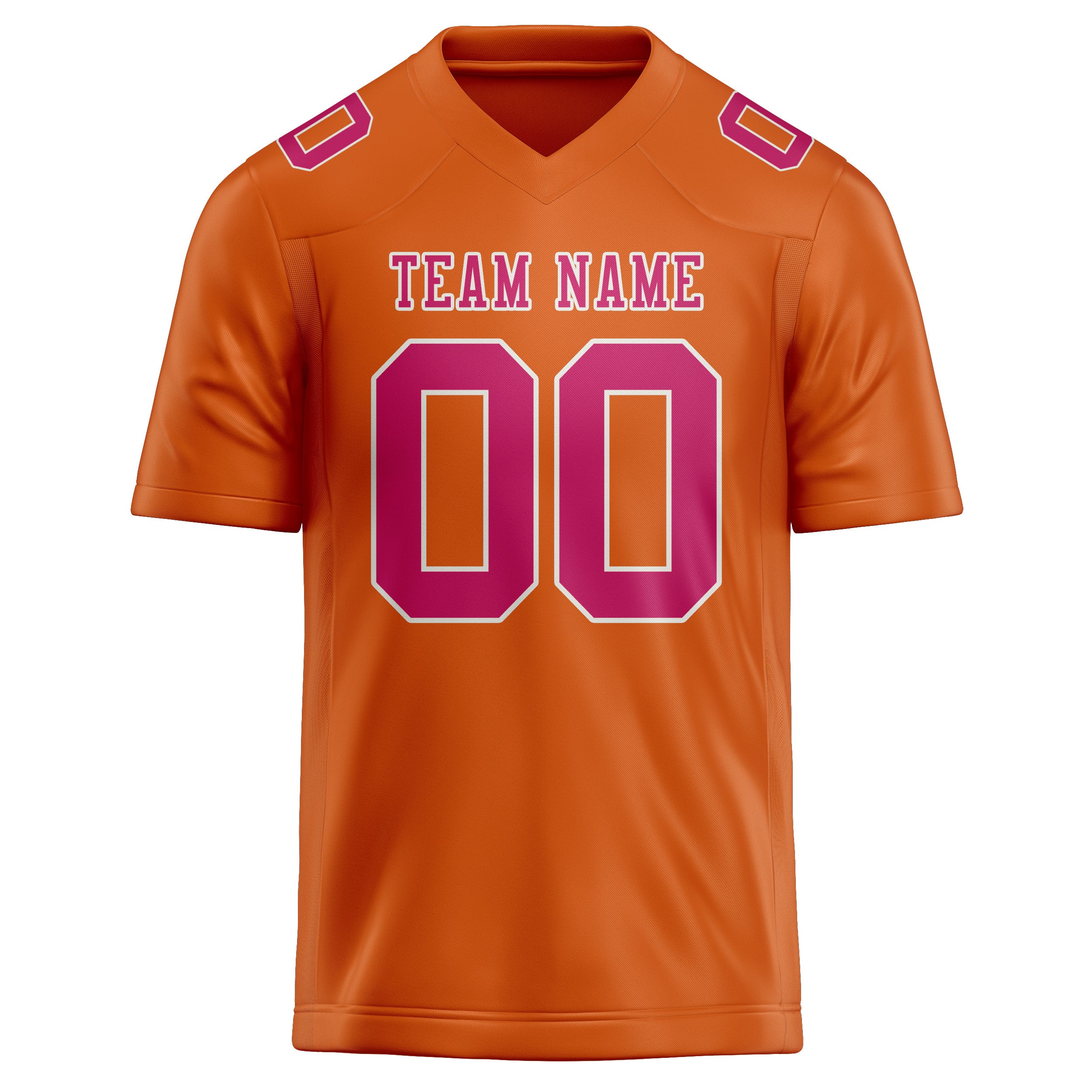 Maglia da rugby arancione rosa professionale personalizzata