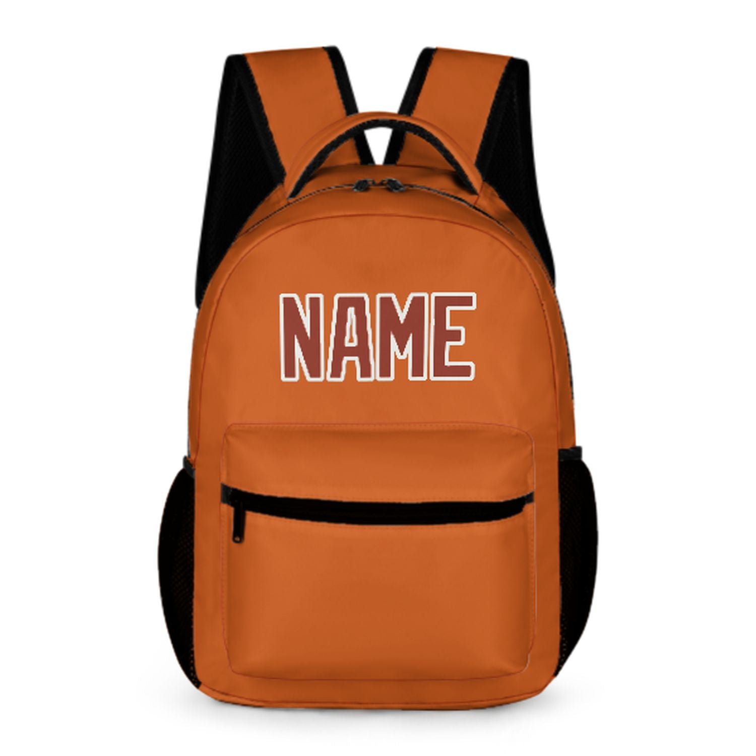 Maßgeschneidertes Orange Korallenrot Kinderrucksack