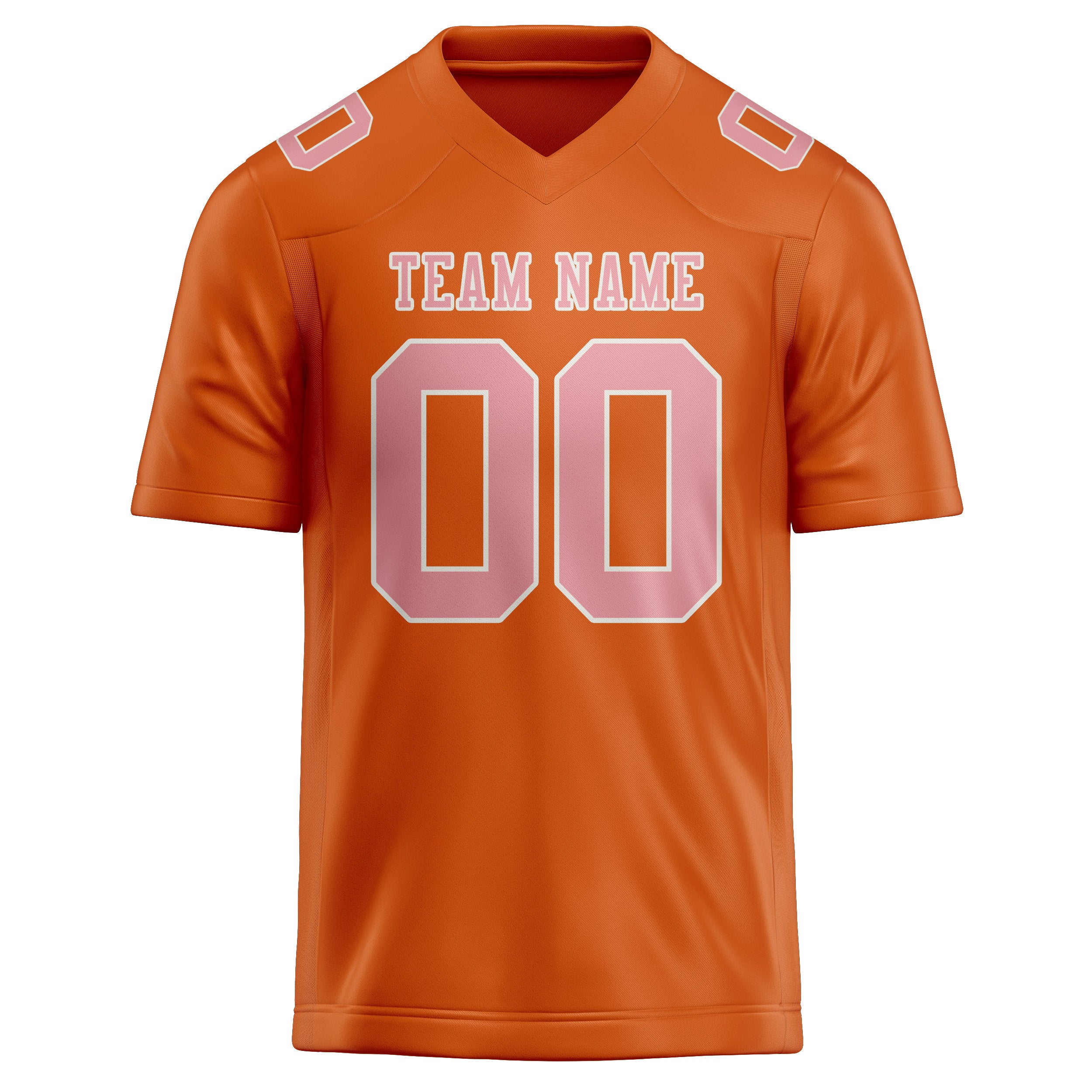 Maglia da rugby arancione rosa professionale personalizzata