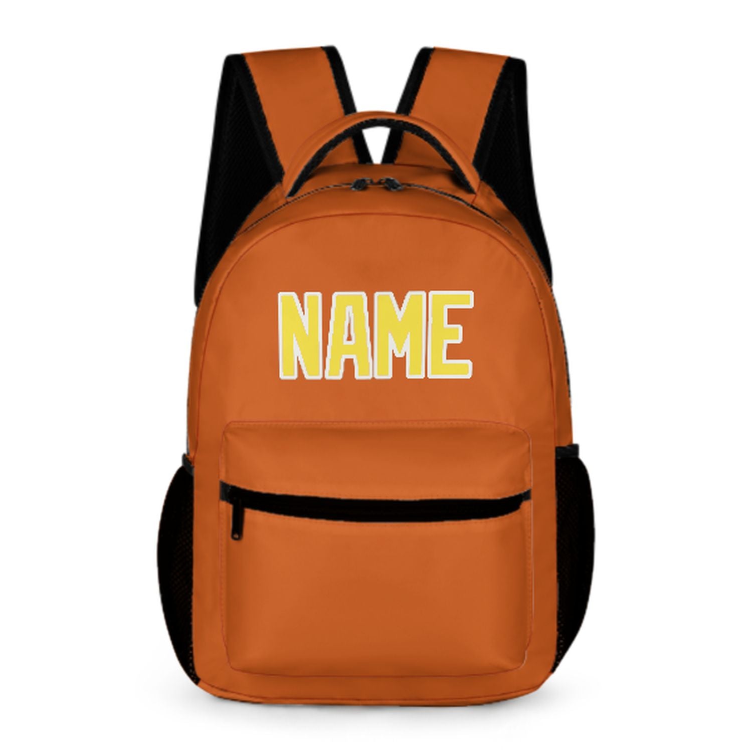 Maßgeschneidertes Orange Blassgelb Kinderrucksack