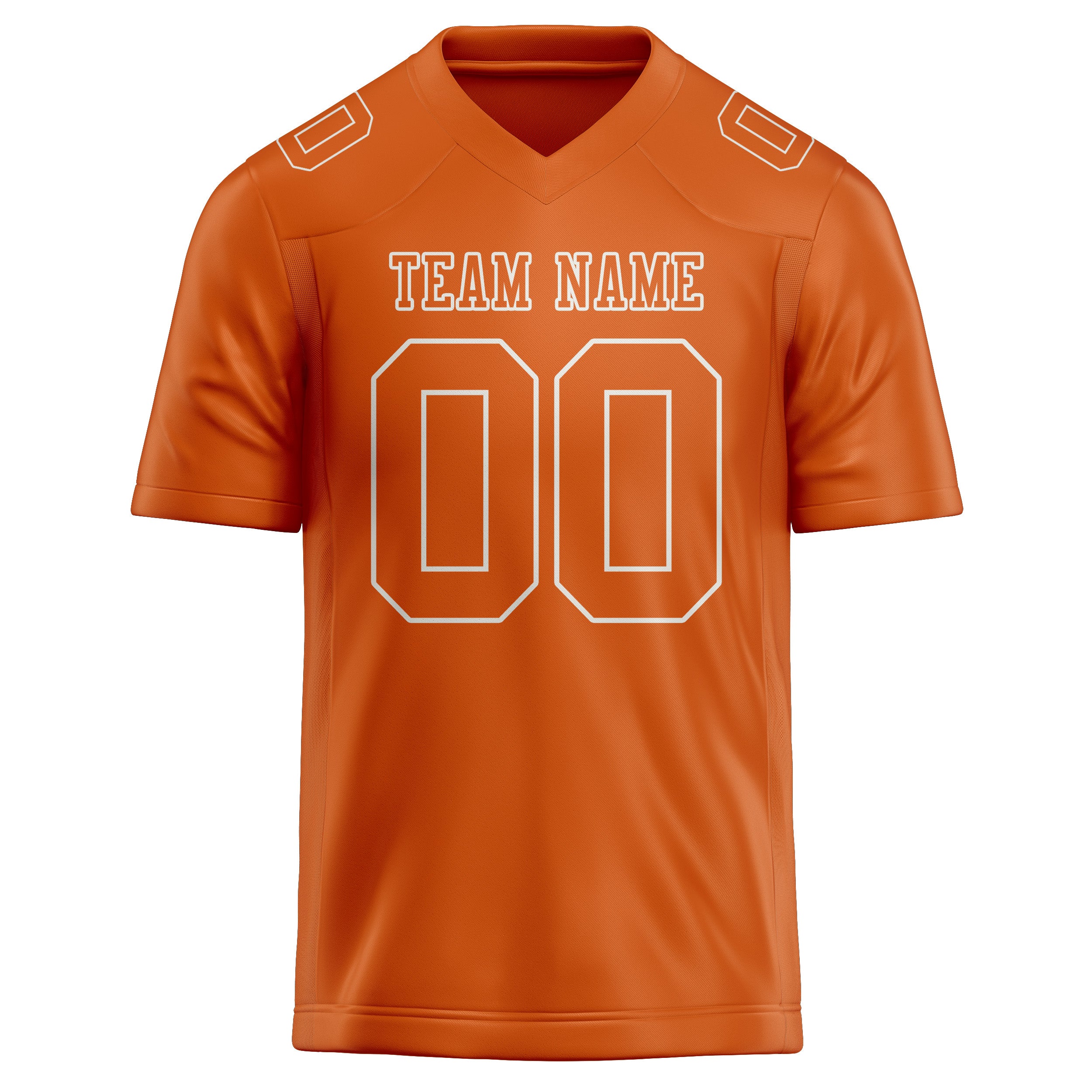 Maglia da rugby arancione professionale personalizzata
