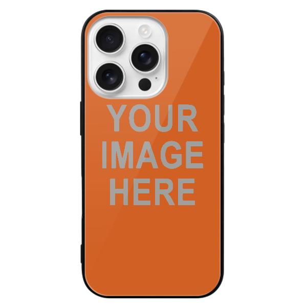 Maßgeschneidertes Orange Grau Handyhülle