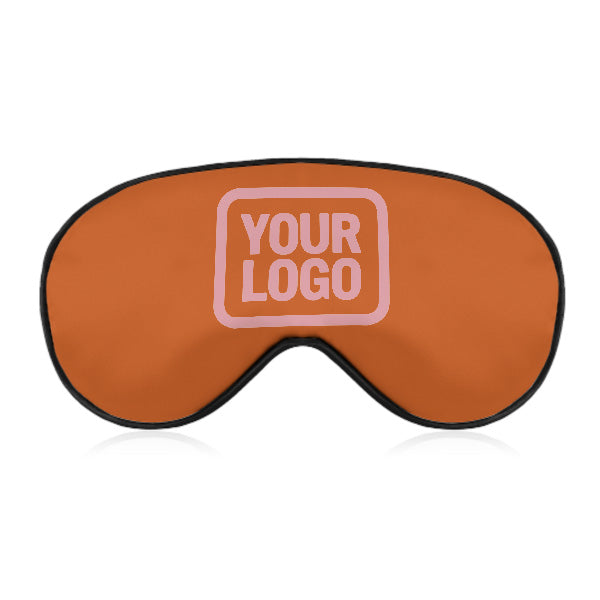 Maßgeschneidertes Orange Rosa Schlafmaske