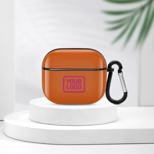 Maßgeschneidertes Orange Rosarot AirPods-Hülle (3. Generation)