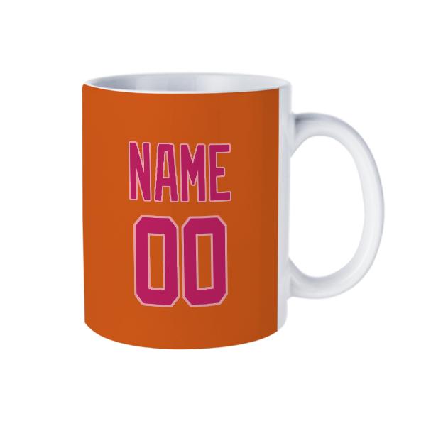Maßgeschneidertes Orange Rosarot Becher