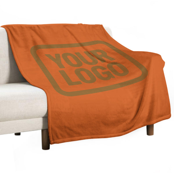 Maßgeschneidertes Orange Khaki Decke