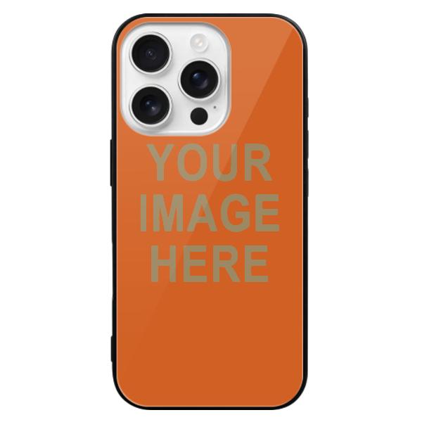 Maßgeschneidertes Orange Hellkhaki Handyhülle