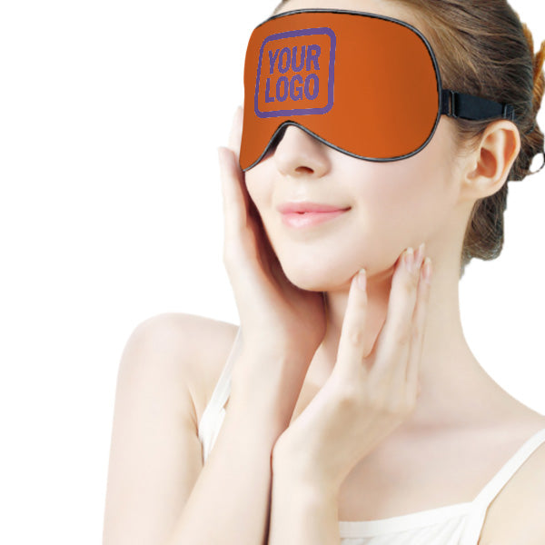 Maßgeschneidertes Orange Lavendel Schlafmaske