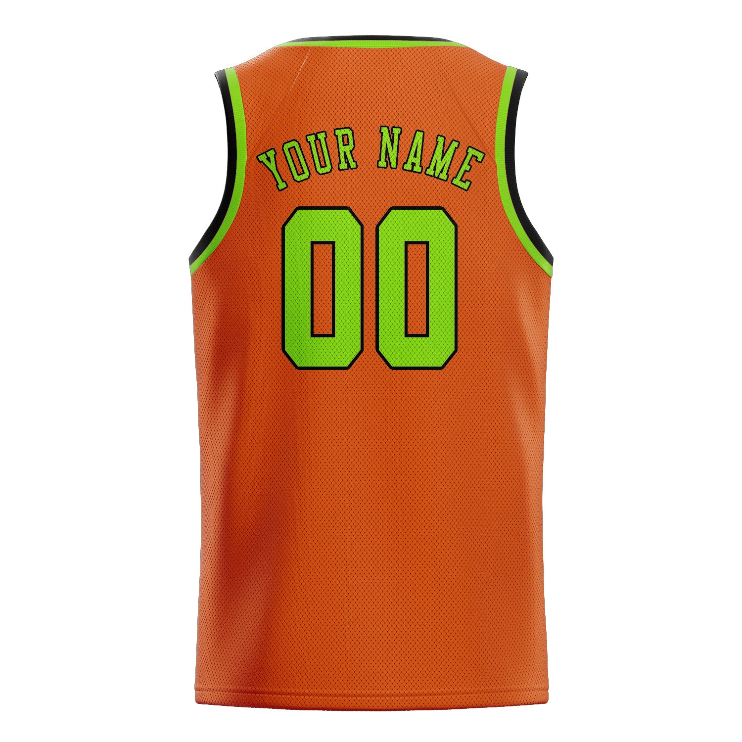 Benutzerdefiniertes Professionelles Orange Smaragdgrün Basketballtrikot