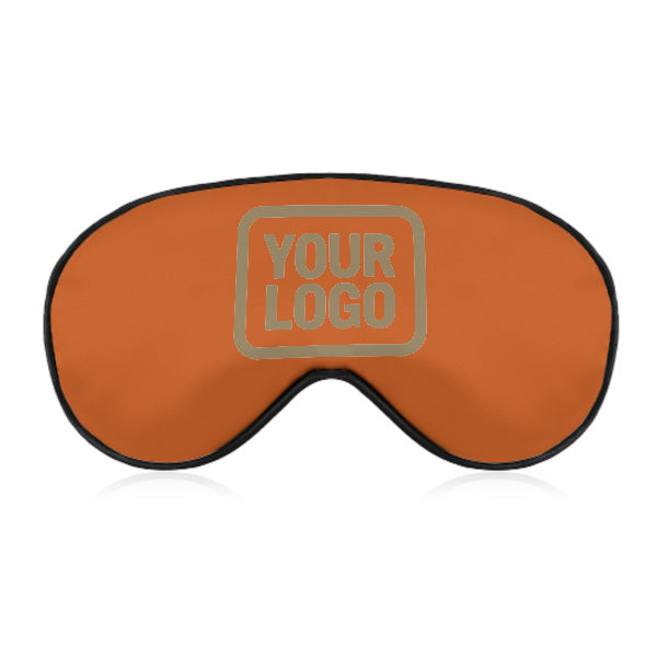 Maßgeschneidertes Orange Hellkhaki Schlafmaske
