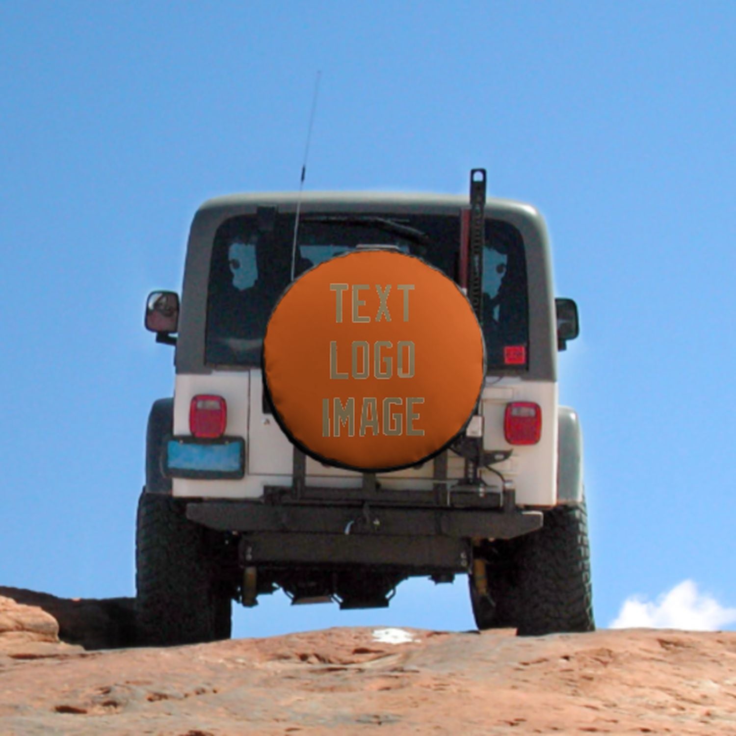 Maßgeschneidertes Orange Hellkhaki LKW Reifen