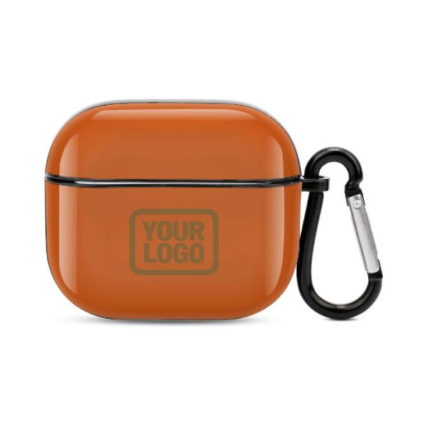 Maßgeschneidertes Orange Khaki AirPods-Hülle (3. Generation)
