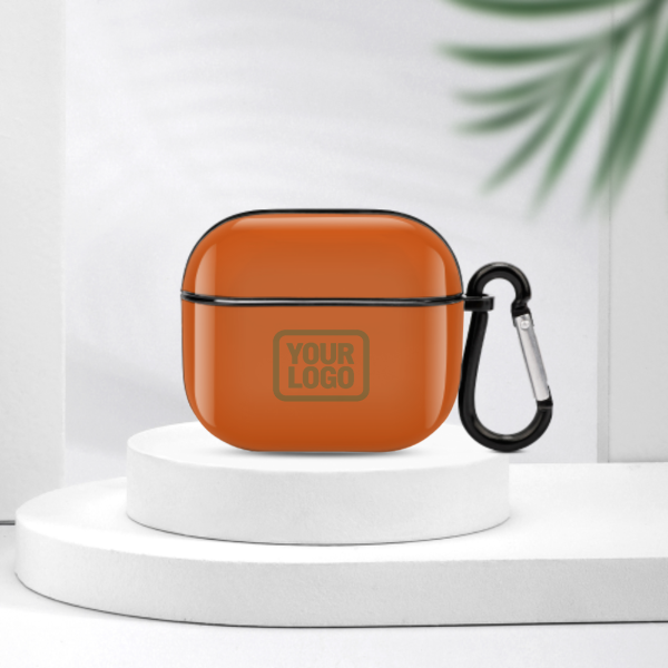 Maßgeschneidertes Orange Khaki AirPods-Hülle (3. Generation)