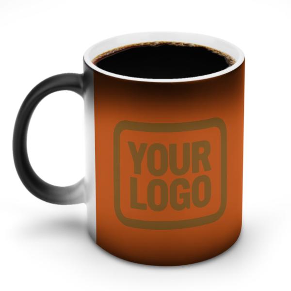 Maßgeschneidertes Orange Khaki Magischer Becher