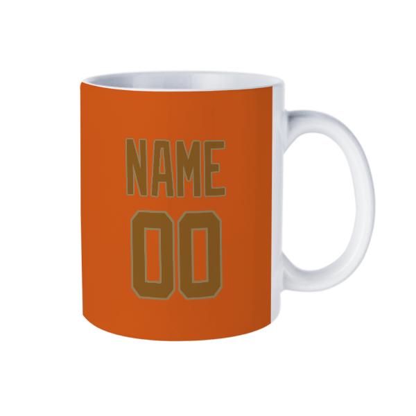 Maßgeschneidertes Orange Khaki Becher