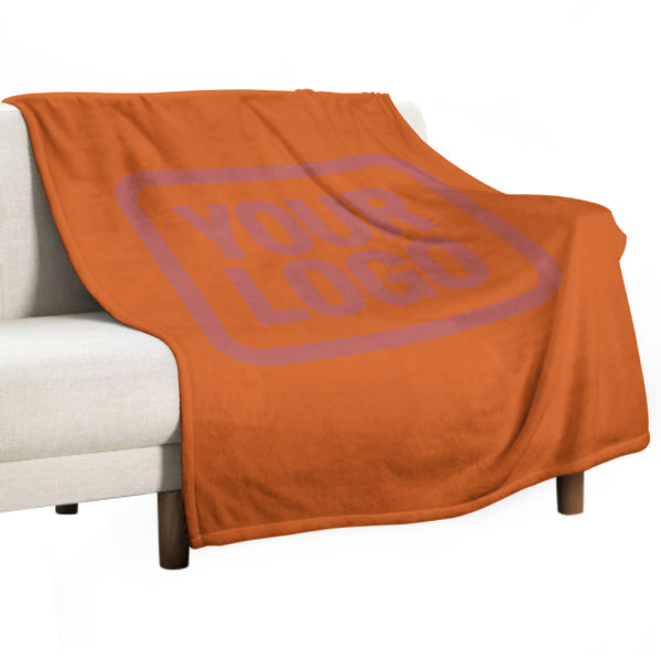 Maßgeschneidertes Orange Kupferrose Decke