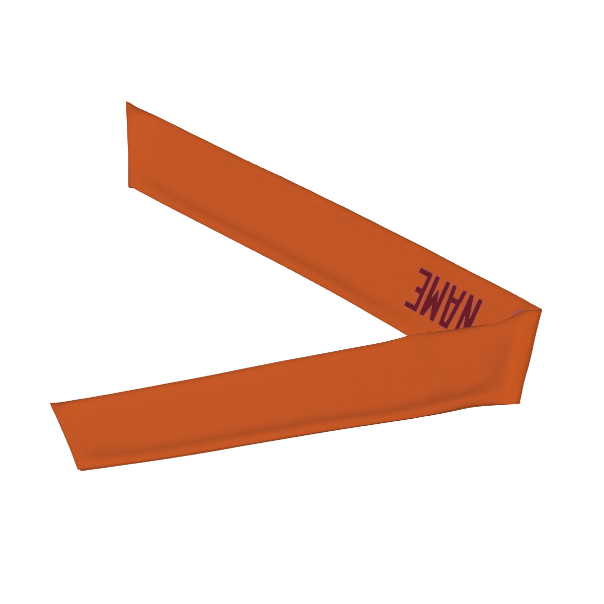 Maßgeschneidertes Orange Karmesinrot Stirnband