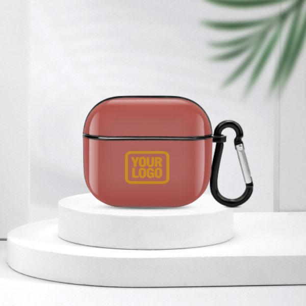 Maßgeschneidertes Kupferrose Gelb AirPods-Hülle (3. Generation)