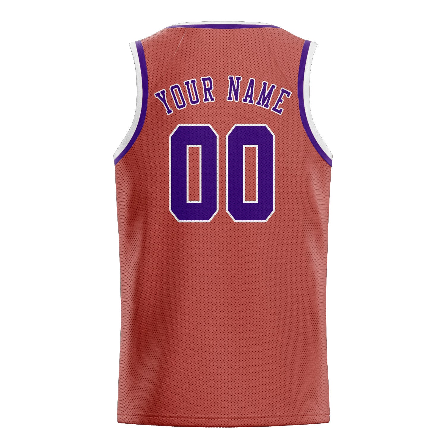 Benutzerdefiniertes Professionelles Kupferrose Lila Basketballtrikot