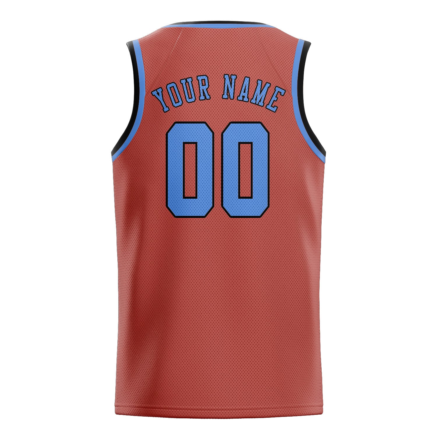 Benutzerdefiniertes Professionelles Kupferrose Hellblau Basketballtrikot