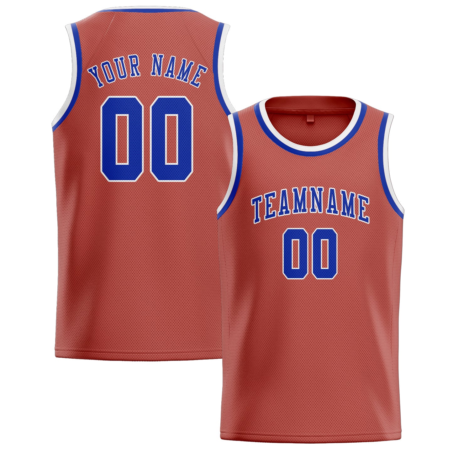 Benutzerdefiniertes Professionelles Kupferrose Himmelblau Basketballtrikot