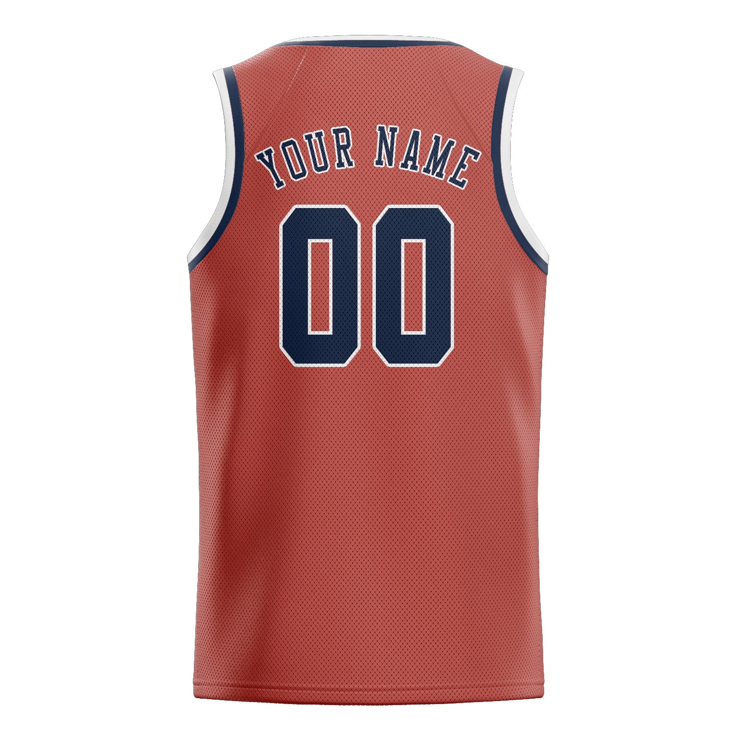 Benutzerdefiniertes Professionelles Kupferrose Marineblau Basketballtrikot