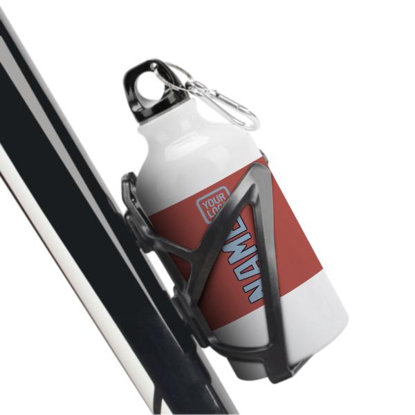 Maßgeschneidertes Kupferrose Hellblau Sportflasche