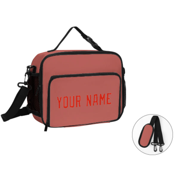 Ram tar-ram magħmul apposta Rose Orange Red Lunch Bag