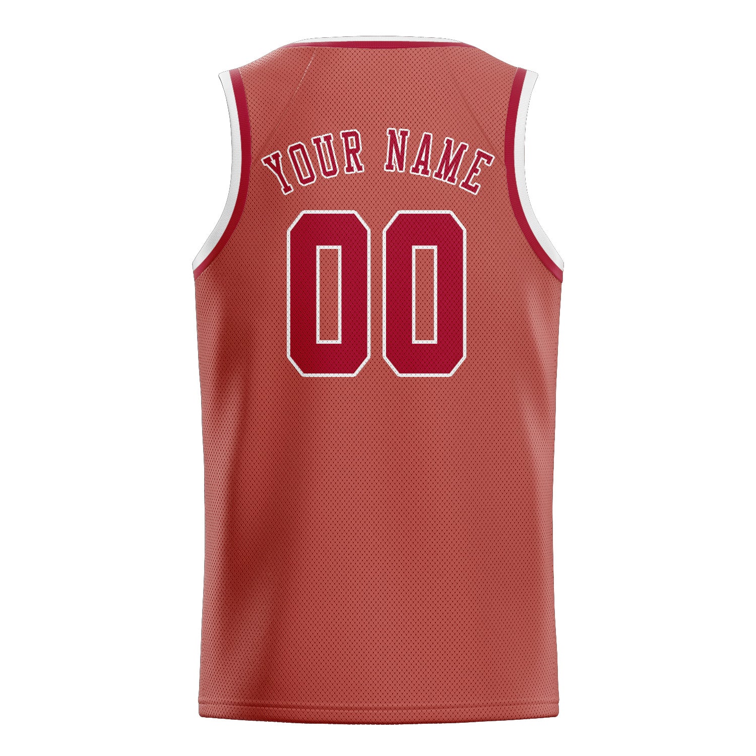 Benutzerdefiniertes Professionelles Kupferrose Rot Basketballtrikot