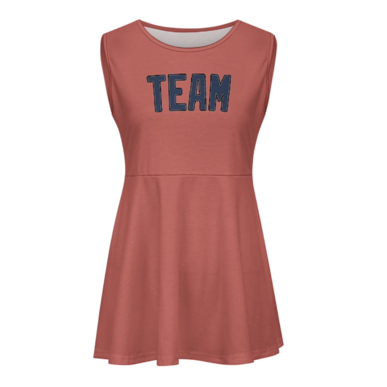 Abito da cheerleader blu navy Copper Rose su misura