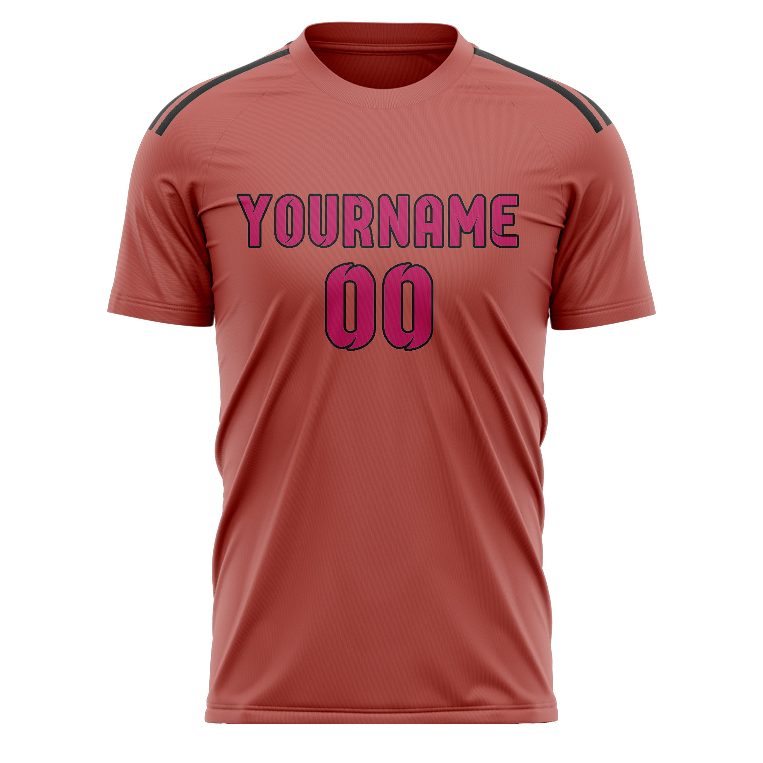 Benutzerdefiniertes Professionelles Kupferrose Rosarot Fußballtrikot