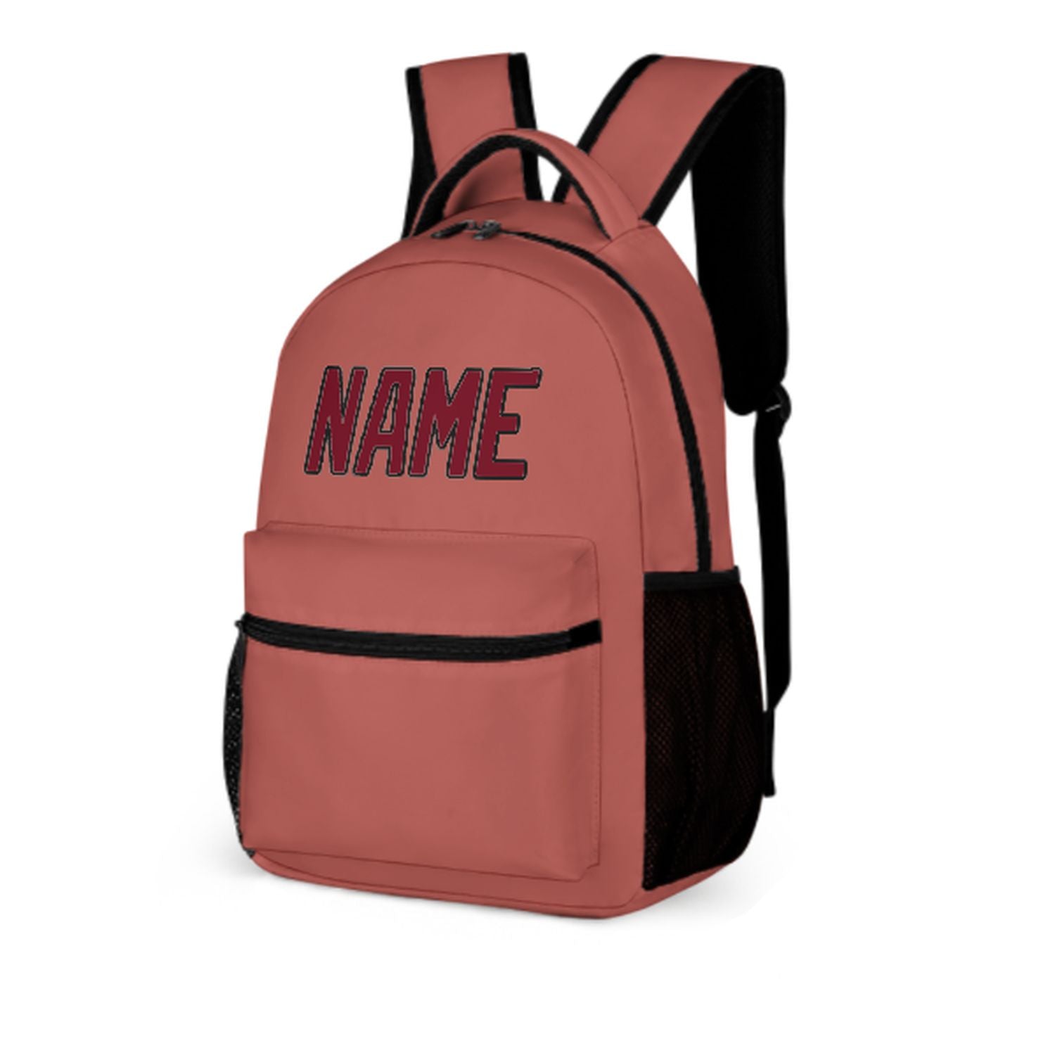 Maßgeschneidertes Kupferrose Karmesinrot Kinderrucksack