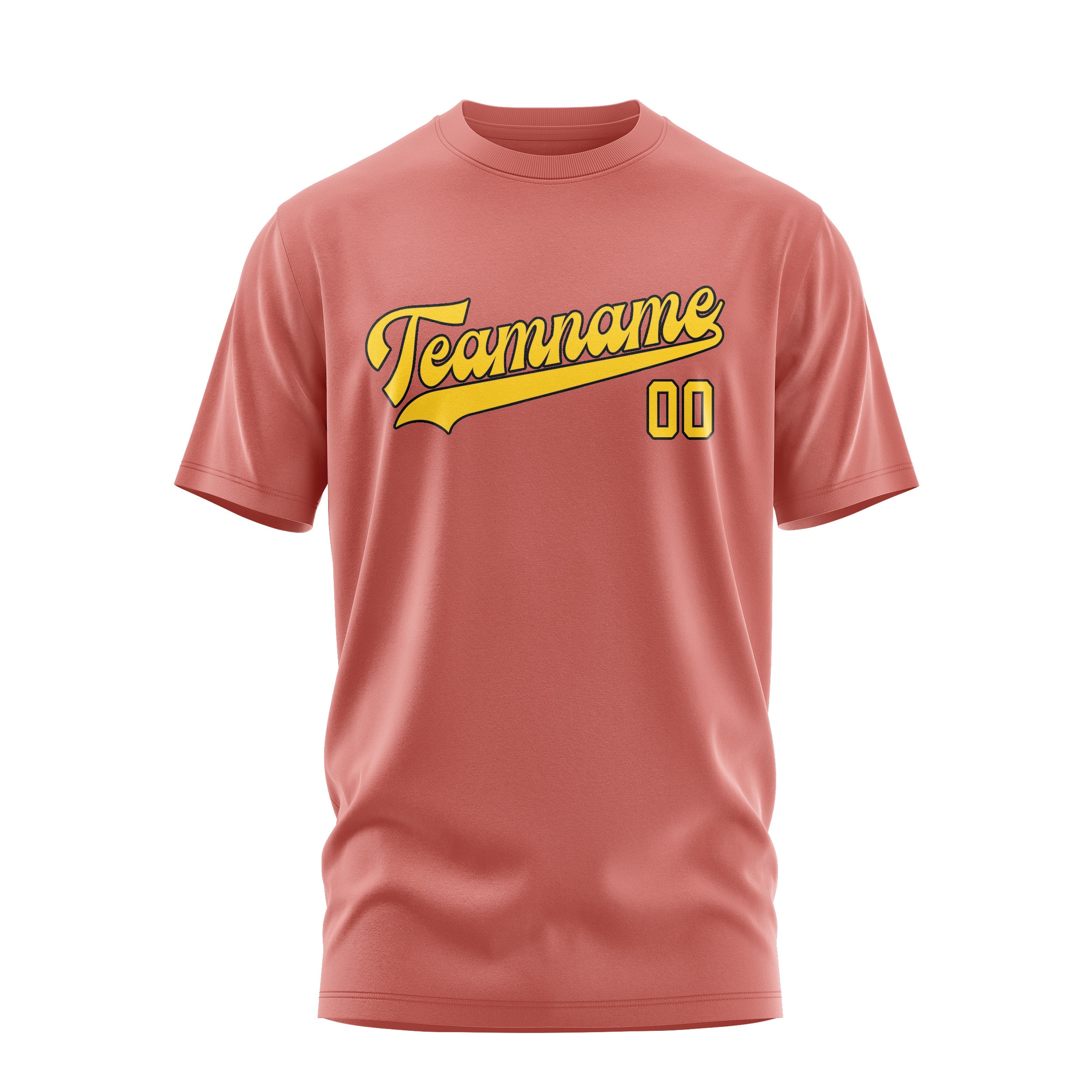 Maßgeschneidertes Kupferrose Gold T-Shirt
