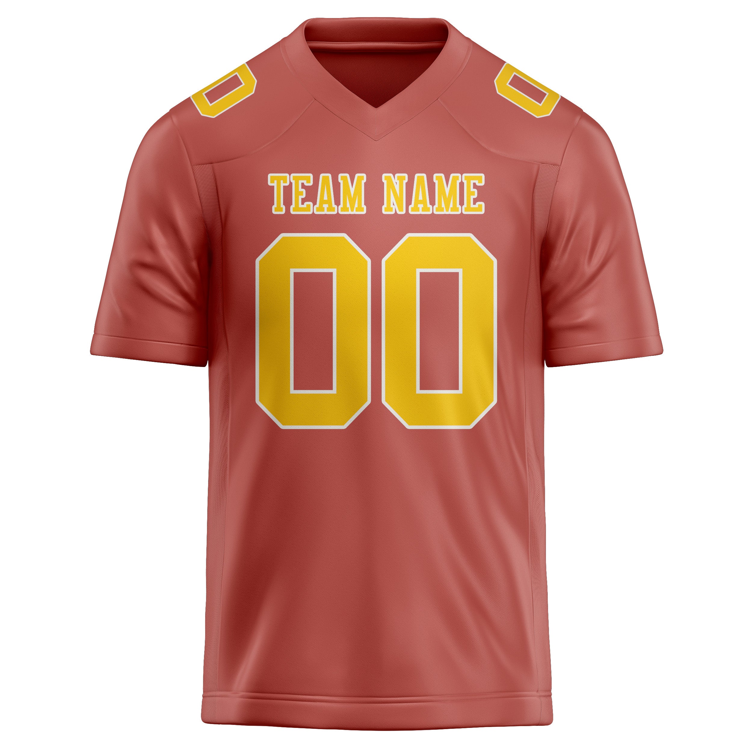 Maßgeschneidertes Professionelles Kupferrose Gold Rugbytrikot