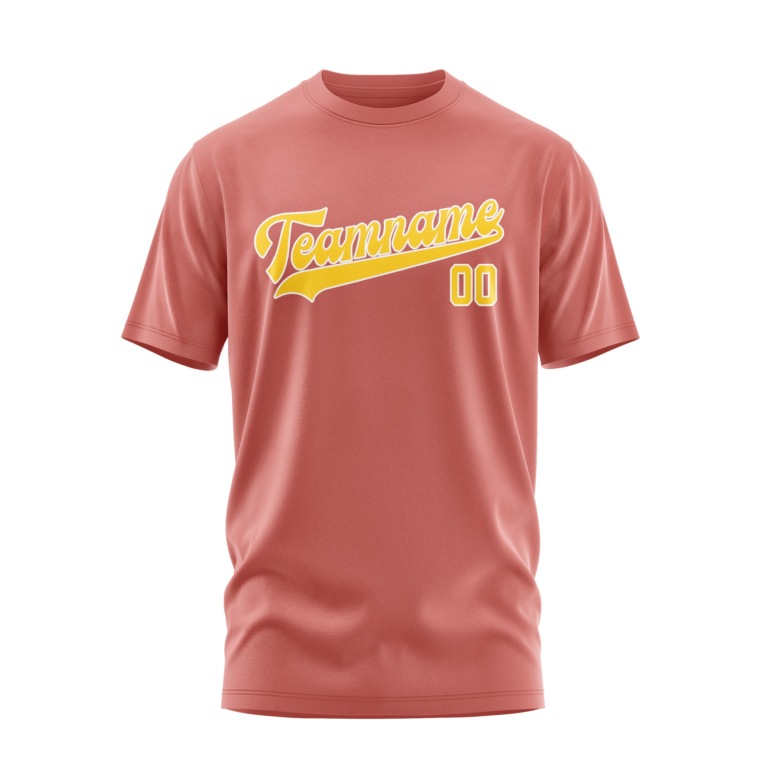 Maßgeschneidertes Kupferrose Gold T-Shirt