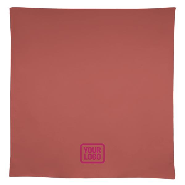 Maßgeschneidertes Kupferrose Rosa Quadratische Tischdecke
