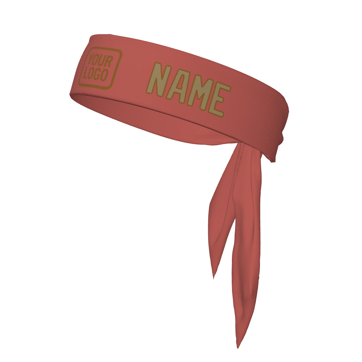 Maßgeschneidertes Kupferrose Hellkhaki Stirnband