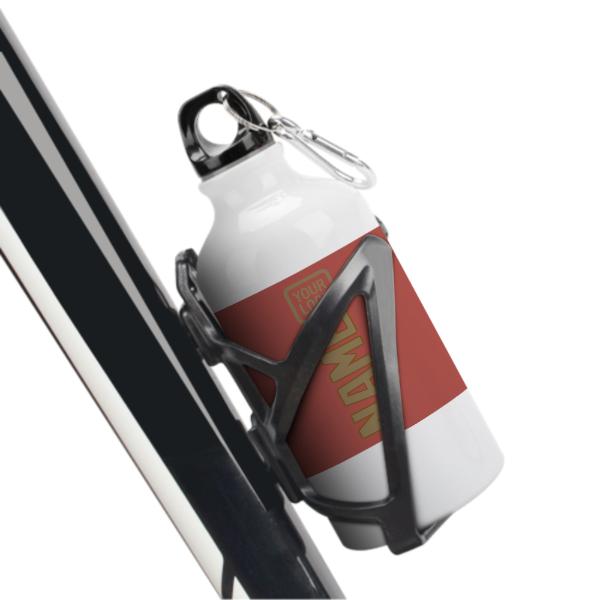 Maßgeschneidertes Kupferrose Hellkhaki Sportflasche