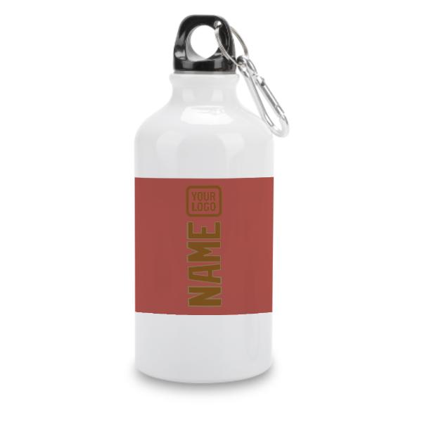 Maßgeschneidertes Kupferrose Khaki Sportflasche