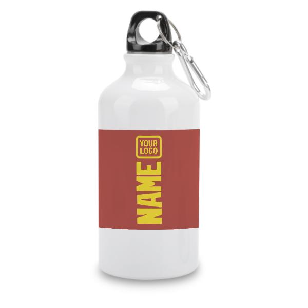 Maßgeschneidertes Kupferrose Blassgelb Sportflasche