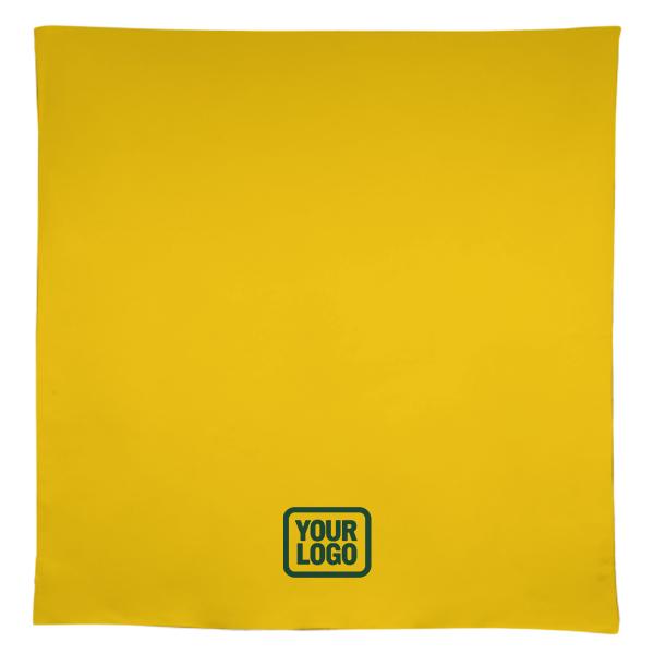 Maßgeschneidertes Gold Dunkles Oliv Quadratische Tischdecke