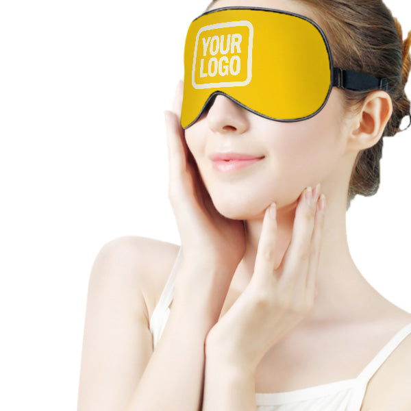 Maßgeschneidertes Gold Beige Schlafmaske